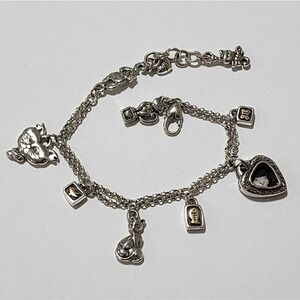 Brighton kitty cat lover's I Heart My Cat‎ Good Fortune charm bracelet
